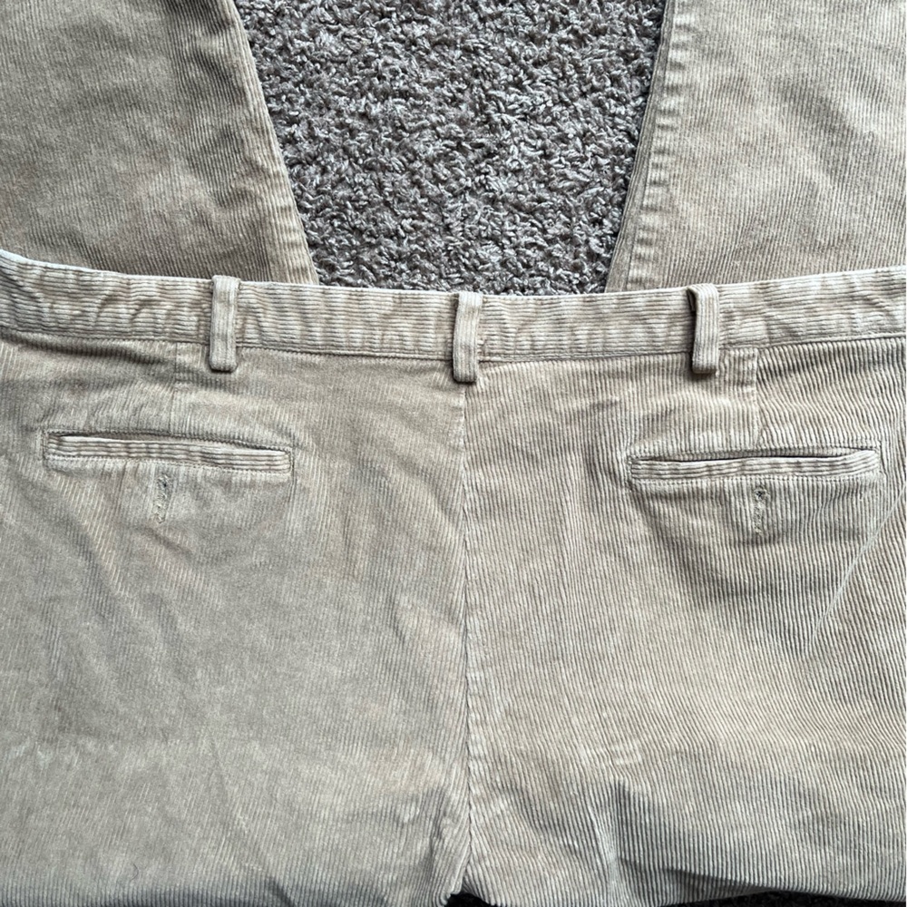 L.L.Bean Corduroy Pants Mens 44x28 Comfort Waist Stretch Workwear Casual Big - Picture 5 of 5
